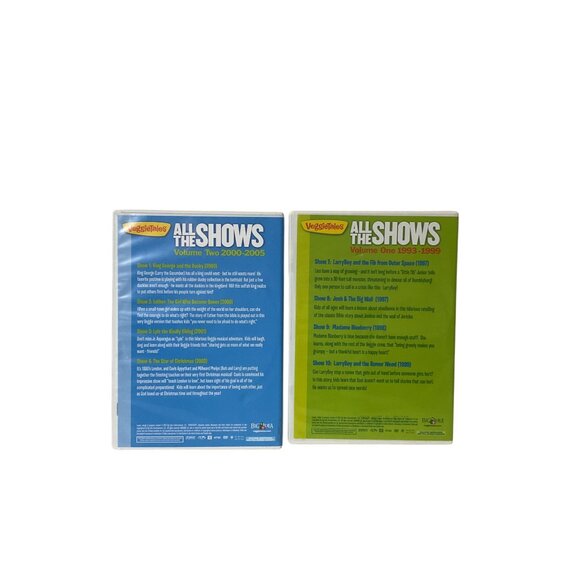 VeggieTales All The Shows Volumes 1 & 2 DVDs 93-99 and 00-05 - Picture 2 of 3